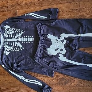 Skeleton Pajama/ Costume Set